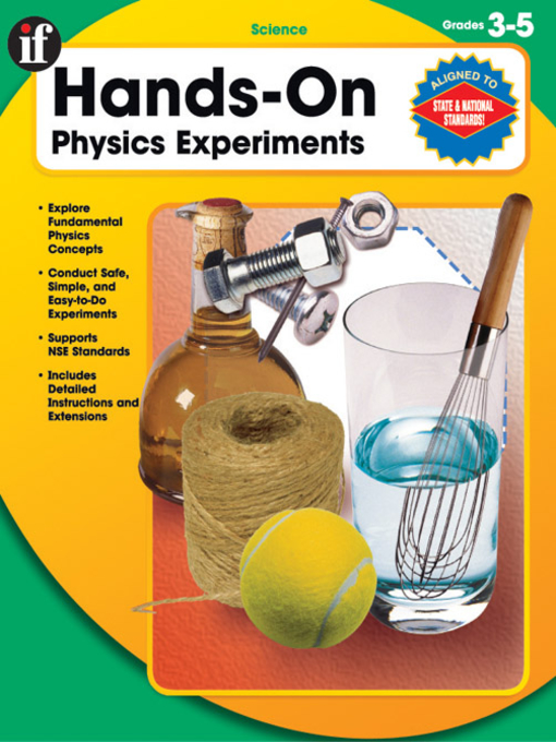 Title details for Hands-On Physics Experiments, Grades 3 - 5 by Cherie Winner - Available
